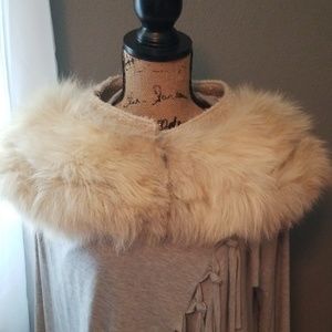 Vintage Fur Stole Collar Wrap